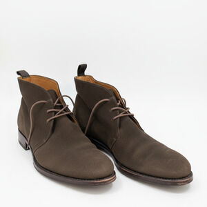 Yanko chukka boots in a dark brown suede from Spain Size 39 (6)